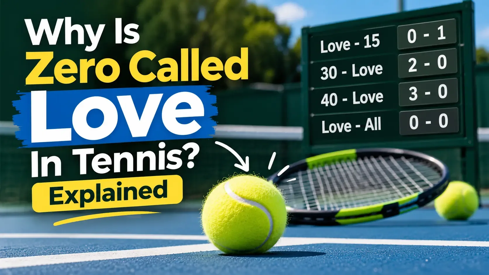 Why Is Zero Called Love in Tennis_